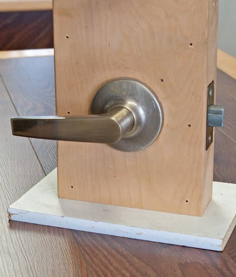 Poignée sans serrure